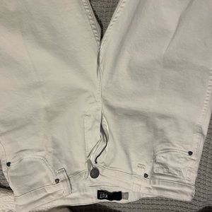Kut from the Kloth white denim Sophie shorts